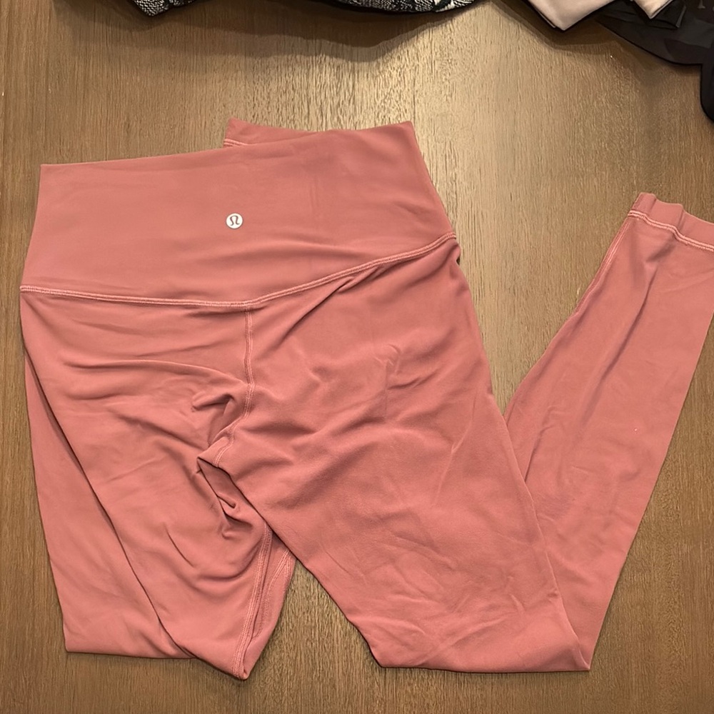 Lululemon Pink High-Waisted Leggings